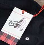 Woolrich X TGT Mens Mid-Rise Straight Fit Cargo Denim Pants Jeans Black 40x32