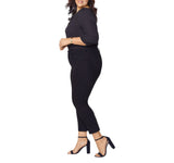 NYDJ Womens Plus Size Sheri Slim Jeans WNBBSS8518 Black 20W