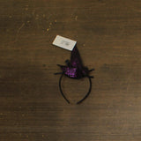Halloween Spider Web Witch Hat Headband 94634433 Purple Black