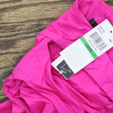 Soluna Womens Buckle-Up Convertible One Piece Swimsuit Cosmopolitan Pink L