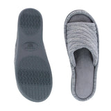 Isotoner Womens Sporty Slide Andrea Sandal Slipper 96048 Ash Gray XL (9.5-10)