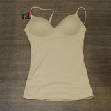 Self Expressions Maidenform Women's Wireless Cami with Foam Cups Beige Brown M
