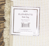 Home Weavers Plush Microfiber Bath Rug with Non-Slip Backing Linen Brown 20x32