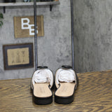 Journee Collection Button Accent Pointed Mules Black 7.5M
