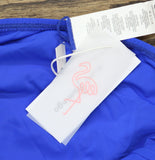 Mimi Flamingo Womens Soleil Solids Sonny One Piece Swimsuit Cobalt Blue 16