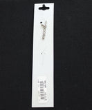 Crystale by L & J Pendant Swarovski Crystal Anklet Silver Gray / Pink 8" + 1.5"
