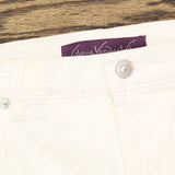 Gloria Vanderbilt Petite Amanda High Rise Straight-Leg Jeans White 14P Short
