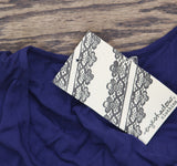 Eyeshadow Juniors Flutter-Sleeve High-Low Blouse Top Navy Blue M