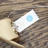 A New Day Womens Arden Raffia Ornamented Block Heels 93320205 Tan Brown 7.5M