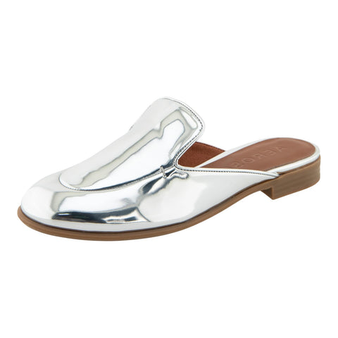 Aerosoles Womens Wilda Mule  Faux Leather WILDA Silver Mirror Gray 8M