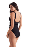Mimi Flamingo Soleil Solids Sonny One Piece Swimsuit 900050231 Black 12