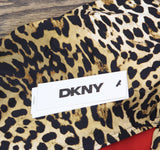 DKNY Womens One-Piece Starburst Swimsuit DIMMS064 Jaquard Brown Multi XL