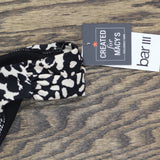 Bar III Womens Printed Side-Tab Hipster Bikini Swim Bottom Black Multi XL