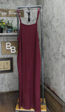 Live To Be Spoiled Juniors' Knit Sleeveless Jumpsuit KOLJ334J Burgundy Red XL