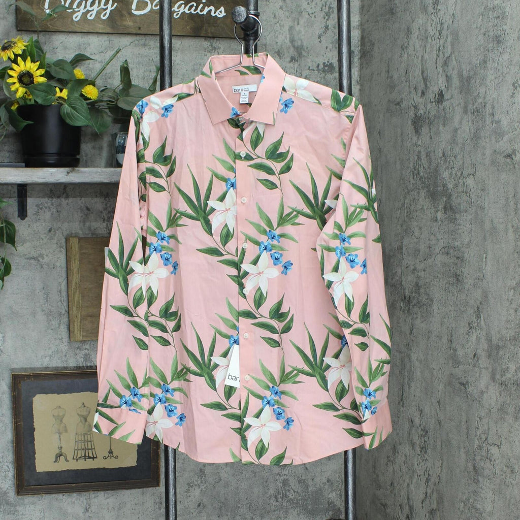 Bar III Men's Slim-Fit Tropical Floral-Print Dress Shirt 100123255MN P – Biggybargains Bar III Men's Slim-Fit Tropical Floral-Print Dress Shirt 100123255MN P – Biggybargains