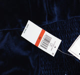 1.STATE Womens Velvet Midi Dress DS93017245AM Navy Blue XS