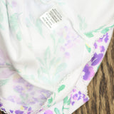 Miss Elaine Nightgown Long Cottonessa Knit Gown Lavender Floral Pink S