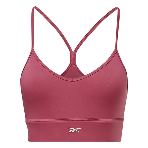 Reebok Womens Standard Tri-Back Sports Bra HI6919 Proud Pink / White XS