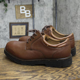 Dockers Mens Shelter Synthetic Leather Rugged Casual Oxford Dark Tan Brown 11.5W