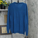 Club Room Men's Solid V-Neck Merino Wool Blend Sweater