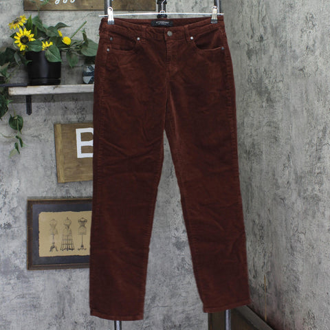 Liverpool Los Angeles Womens Girlfriend Pinwale Corduroy Jeans Brunette Brown 4