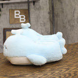 Cat & Jack Kids Boys Whale Character Slippers 92541968 Blue M (2-3)