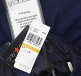 Speechless Juniors Embellished Glitter-Lace Gown Navy Blue 3