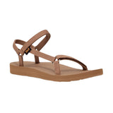 Teva Universal Slim Open Toe Adjustable Strappy Sandals Tigers Eye Brown 6M