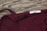 Live To Be Spoiled Juniors' Knit Sleeveless Jumpsuit KOLJ334J Burgundy Red XL