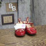 A New Day Womens Lucky Square Toe Mary Jane Heels Block 94305218 Red 6.5M