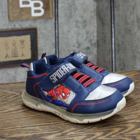 Spiderman Boys Youth Strap Sneakers 166cd37d794e04 Blue Multi 1