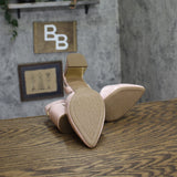 Jones New York Womens Slingback Block Heel Pumps Croc Blush Pink 6.5M