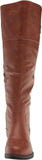 Journee Collection Extra Wide Calf Heel Riding Boots Tori Boot Brown 8M-XWC