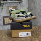 Teva 5 Universal Sport Adjustable Strappy Open Toe Sandals Iguana Green Multi 7M