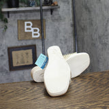 JBU By Jambu Casual Fashion Slip On Wedge Sandal Cream / Champagne Brown 9M