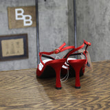 A New Day Rosemary Heels with Memory Foam Insole 94646856 Red 7.5M