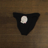 Hunza G Womens Tessa Crinkle Bikini Swim Bottom 10004062TESSABMC Black