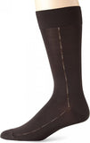 Perry Ellis Portfolio Men's Microfiber Luxury Stripe Single Pair Dress Socks