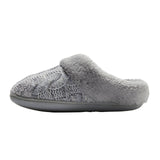 Dluxe By Dearfoams Womens Carol Slippers 86802619 Gray L (9-10)