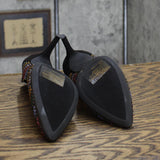 INC Womens Zitah Slip On Dressy Pumps Shoes Multi Vinyl Black 6.5M