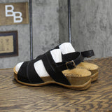 Propét Women's Phlox Sandals WSX123L Black Leather 8.5 X-Wide