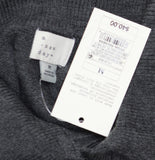 A New Day Sleeve Knit Polo Collar Ribbed Cuff Sweater Dress Dark Heather Gray M