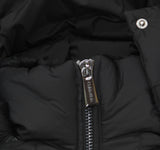 Calvin Klein Womens Faux-Fur-Lined Midi Puffer Coat Black S