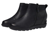 Sorel Womens Evie II Zip Wedge Ankle Boot 2056371 Black / Black 8.5M