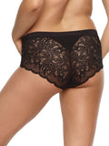 Paramour Womens Peridot Cheeky Lace Hipster Panty 725073 Black M