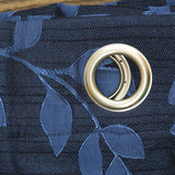Linden Street Grommet Light-Filtering Single Curtain Panel Indigo Blue 50x84