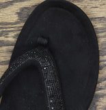 Easy Spirit Wendi Embellished Thong Sandals SEWENDI5-H Black 9M