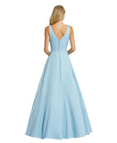Mac Duggal Womens Classic Sleeveless A-Line Ballgown Gown Dress Powder Blue 2