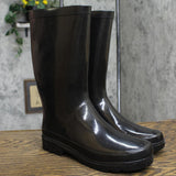 Sugar Raffle 4 Women's Waterproof Rain Boots RAFFLE4 Solid Black 9M