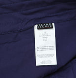 Island Escape Womens Boardshorts Lace Front 7600990 Navy Blue 12
